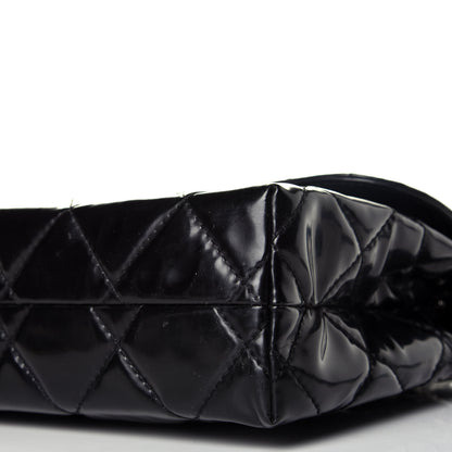 Chanel Vinyl Quilted In the Business Flap Bag Black 9 of 9