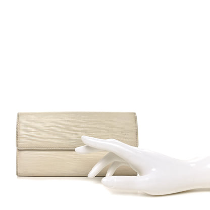 Louis Vuitton Epi Sarah Wallet Ivory 2 of 8