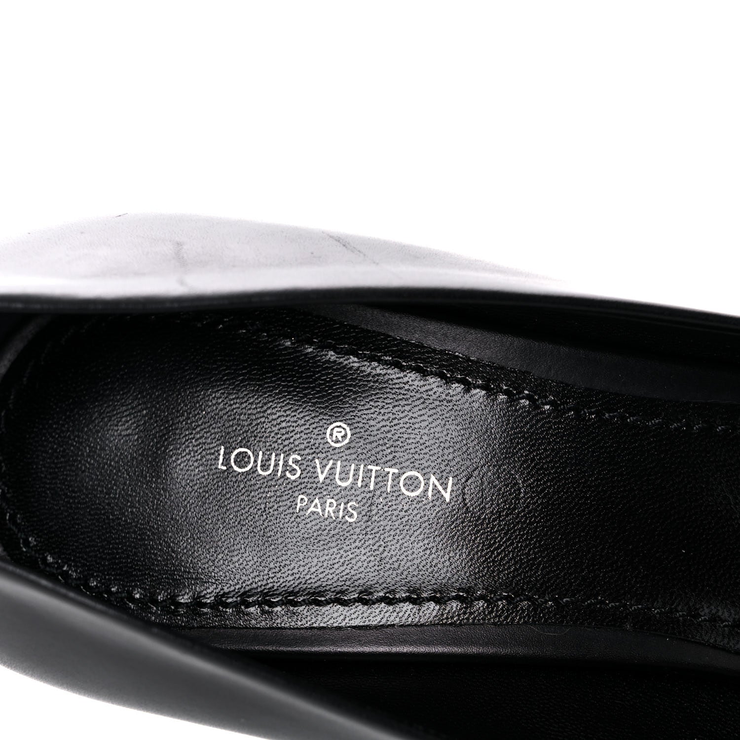 Louis Vuitton Calfskin Call Back Pumps 38.5 Black 11 of 14