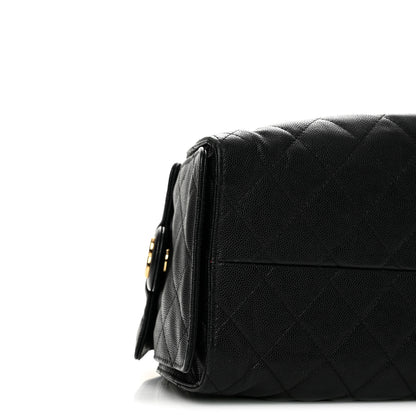 Chanel Caviar Quilted Small Chanel 25 Handbag Black 9 of 11