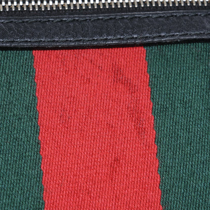 Gucci Calfskin Vintage Web Medium Boston Black 10 of 11