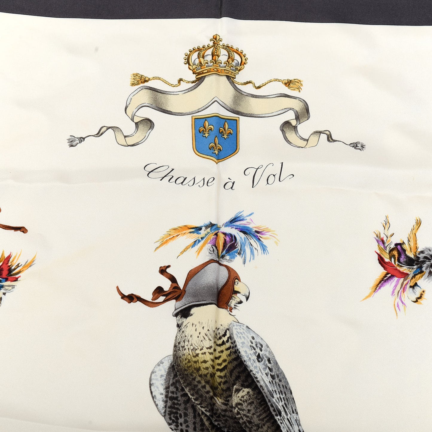 Silk Chasse A Vol Scarf 90