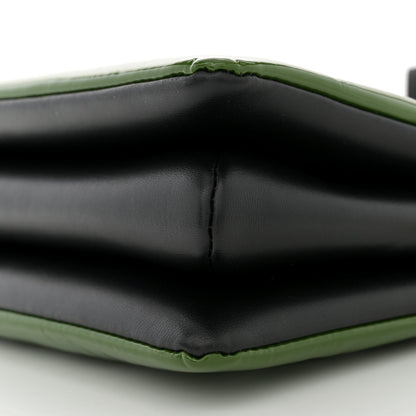 Louis Vuitton Patent Embossed Monogram Coussin PM Green Black 9 of 9