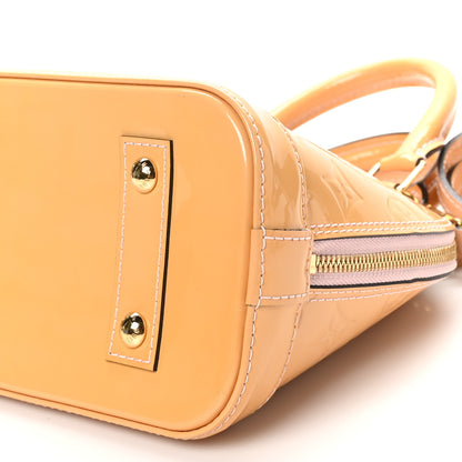 Louis Vuitton Vernis Alma BB Rose Velours 9 of 10