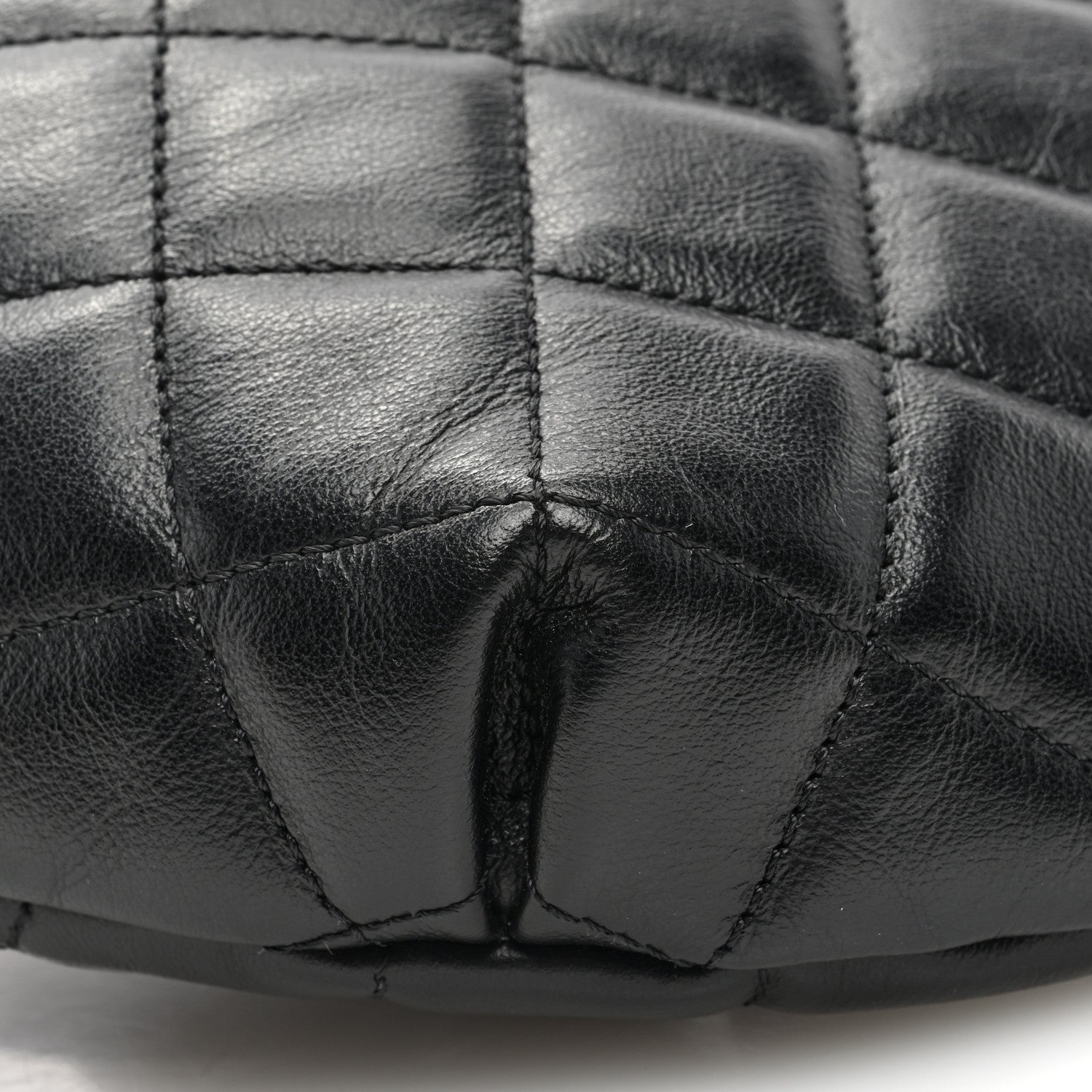 Chanel Lambskin Quilted Waist Belt Bag Black 9 of 10