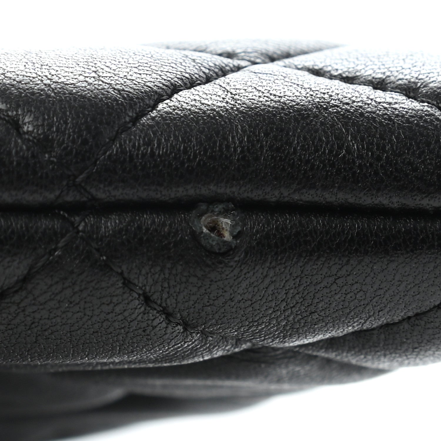 Chanel Lambskin Quilted Large Cosmetic Case Black 8 of 8