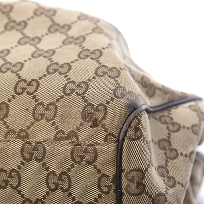 Gucci Monogram Medium Sukey Tote Dark Brown 13 of 16