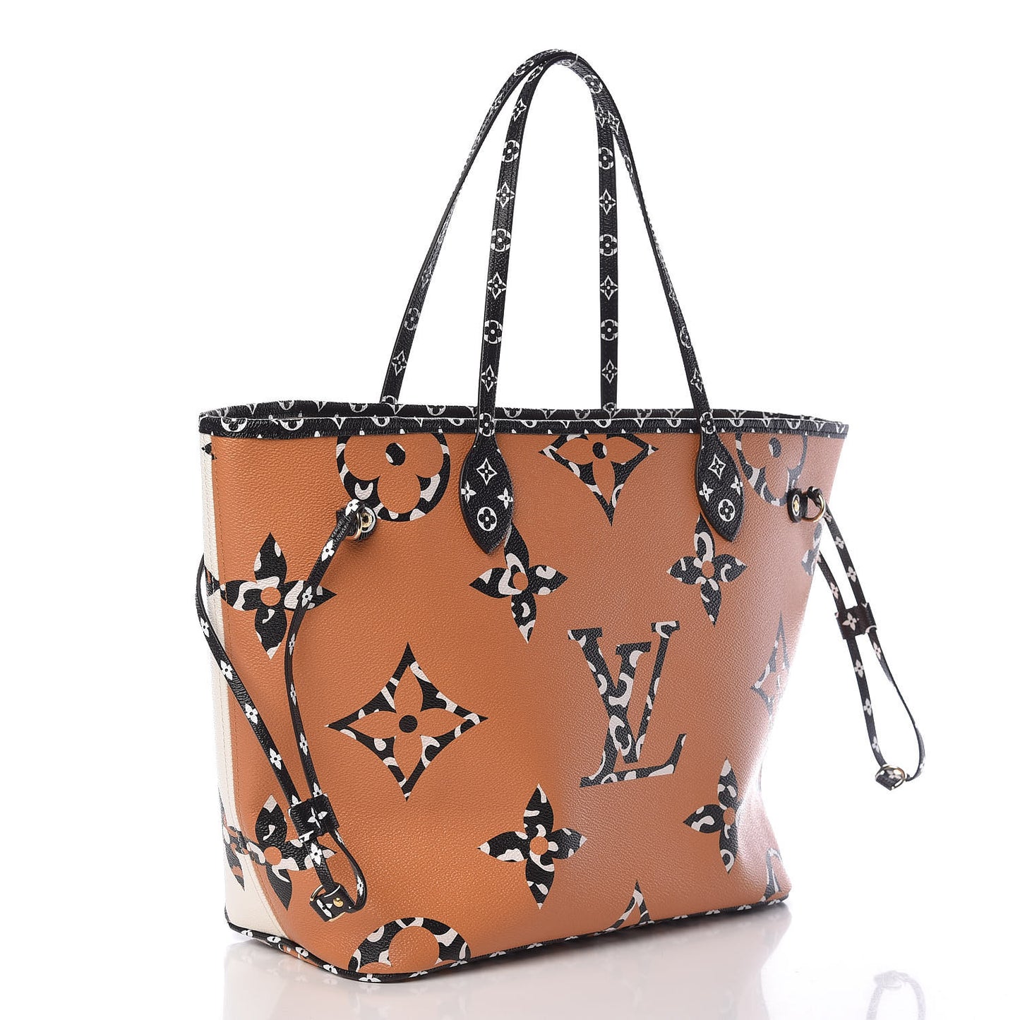 Monogram Giant Jungle Neverfull MM Ivory