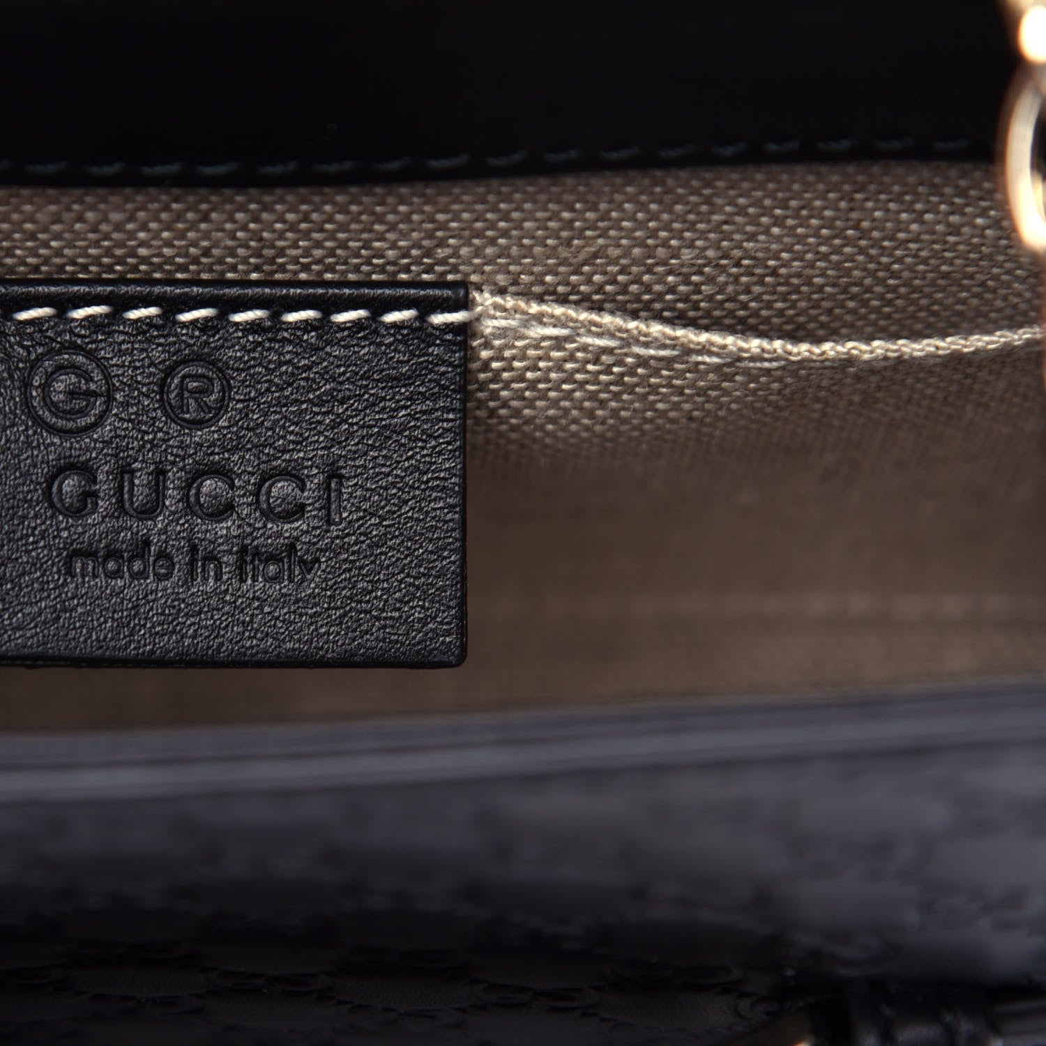 Gucci Microguccissima Mini Emily Shoulder Bag Black 6 of 10