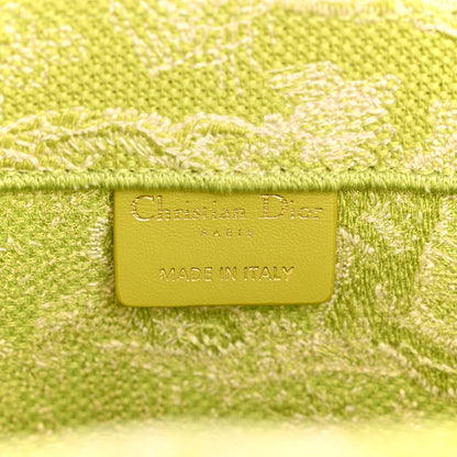 Christian Dior Canvas Embroidered Medium Dioriviera Toile De Jouy Book Tote D-Lite Green 7 of 13