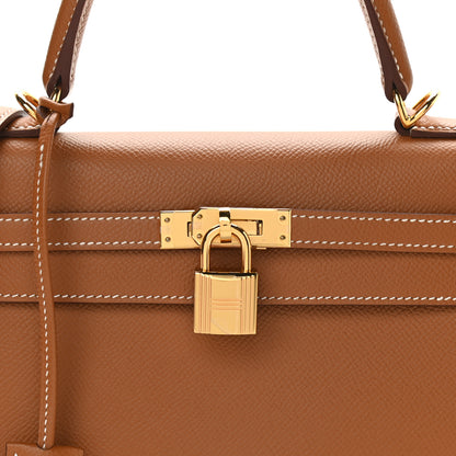 Hermes Epsom Kelly Sellier 25 Gold 9 of 9