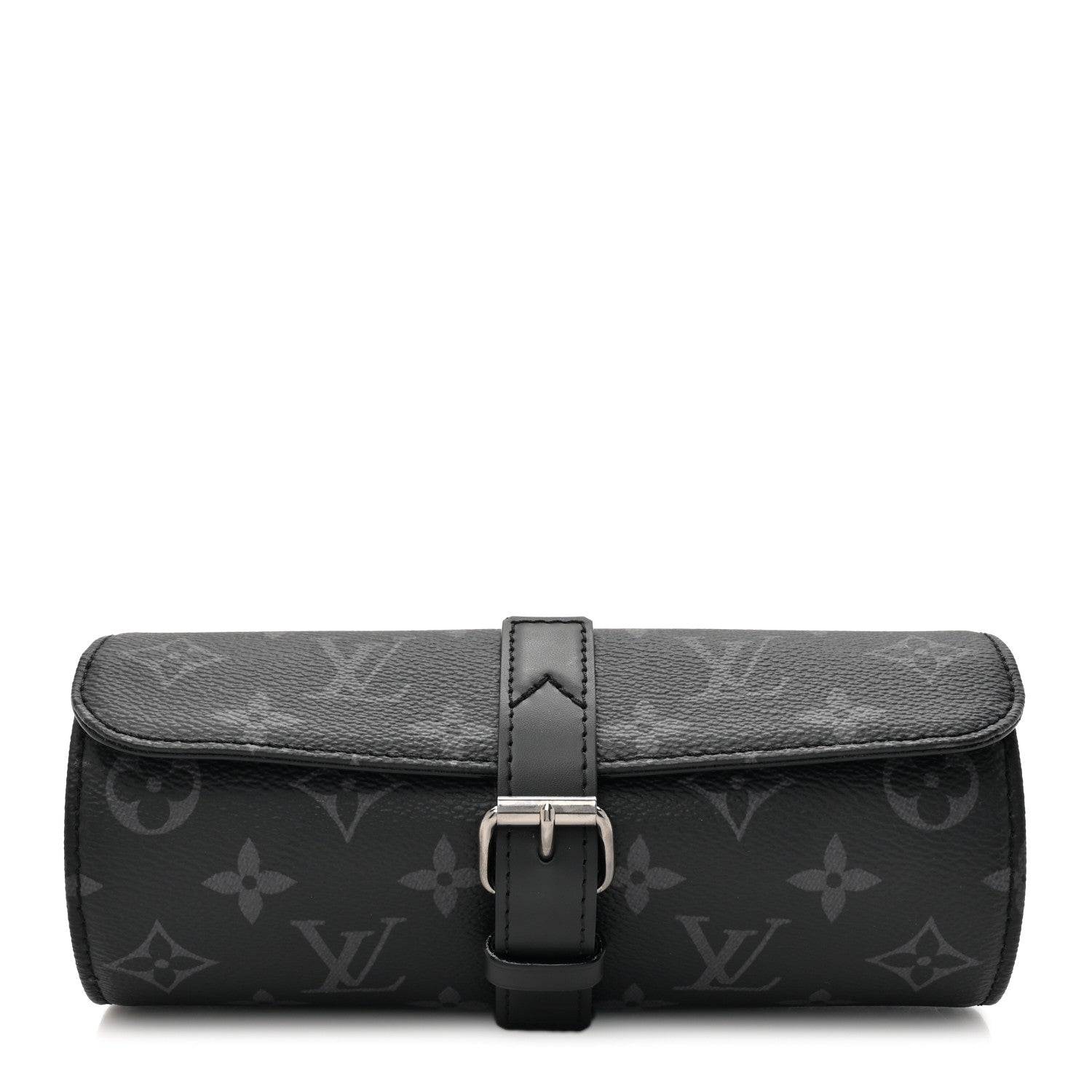Louis Vuitton Monogram Eclipse 3 Watch Travel Case 1 of 9