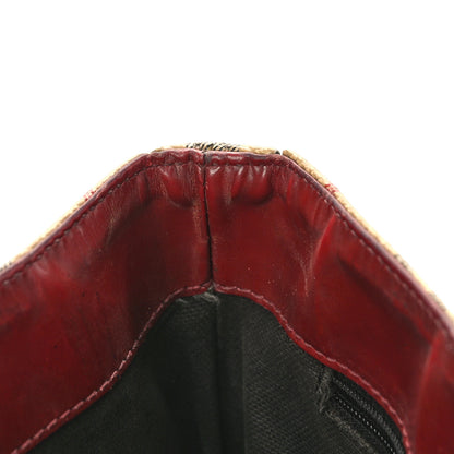 Burberry Haymarket Check Small Tote Red 19 of 20