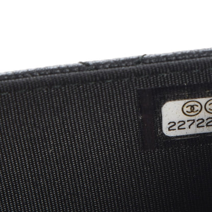Chanel Caviar Quilted Boy Wallet On Chain WOC Black 8 of 9