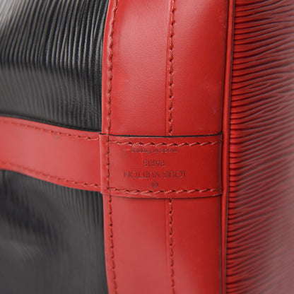 Louis Vuitton Epi Bi-Color Noe Castillan Red Black 7 of 11