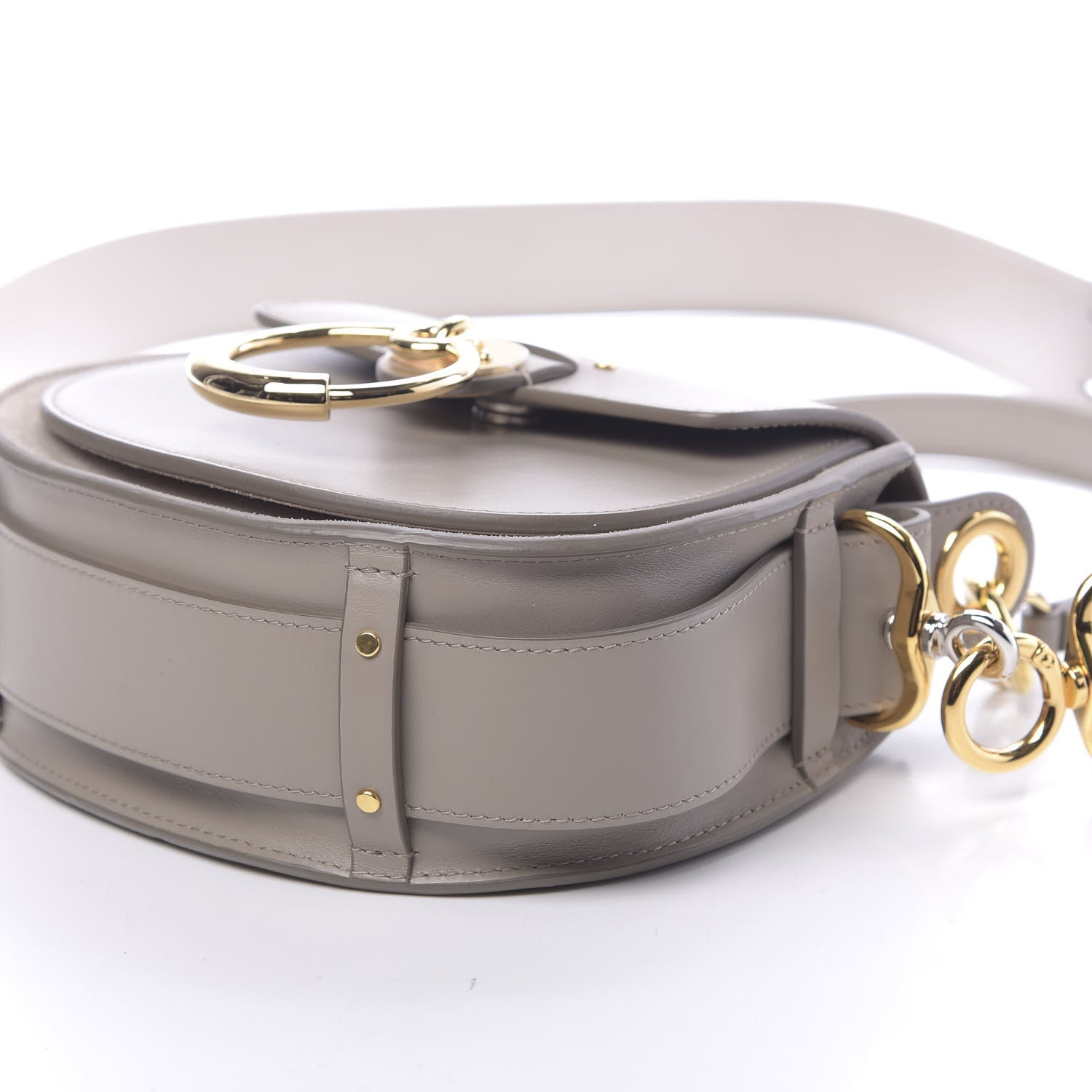 Chloe Calfskin Small Tess Bag Motty Grey 9 of 9