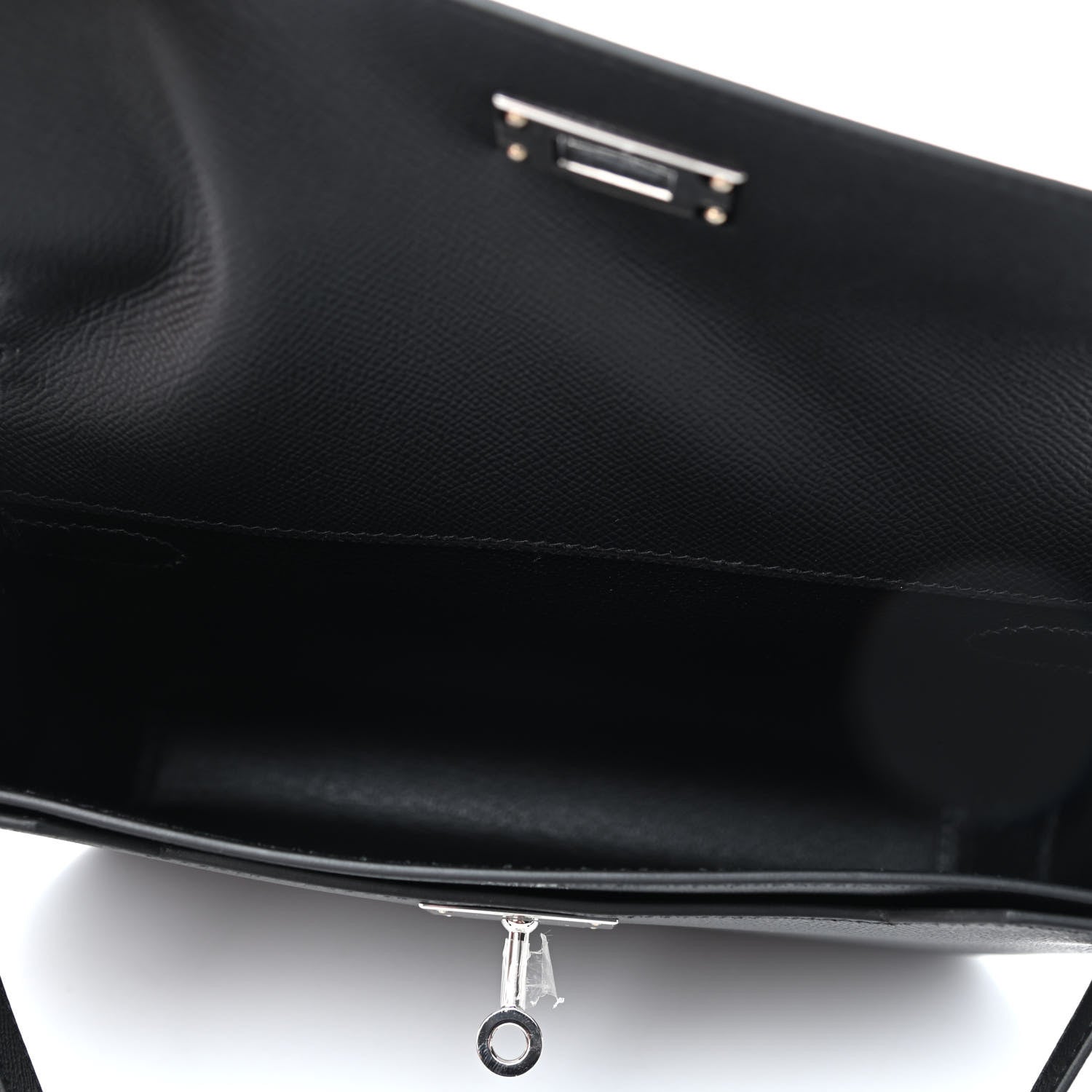 Hermes Epsom Kelly Depeches 25 Pouch Black 4 of 4