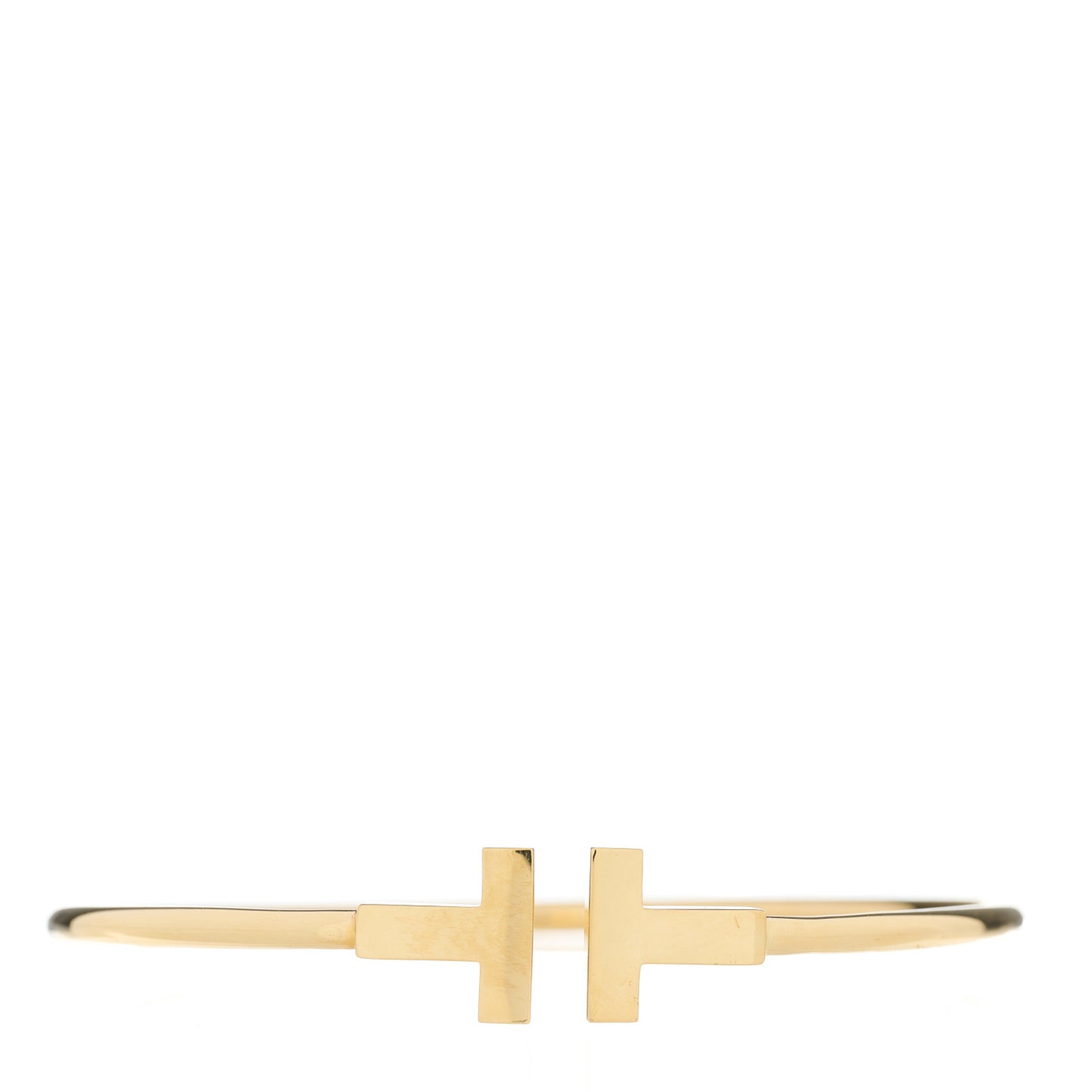 18K Yellow Gold T Wire Bracelet