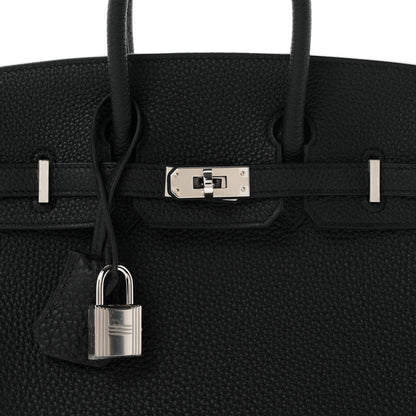 Hermes Togo Birkin 25 Black 8 of 11