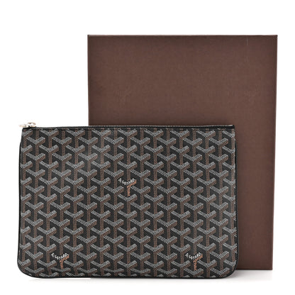 Goyard Goyardine Senat Pochette MM Black 8 of 8