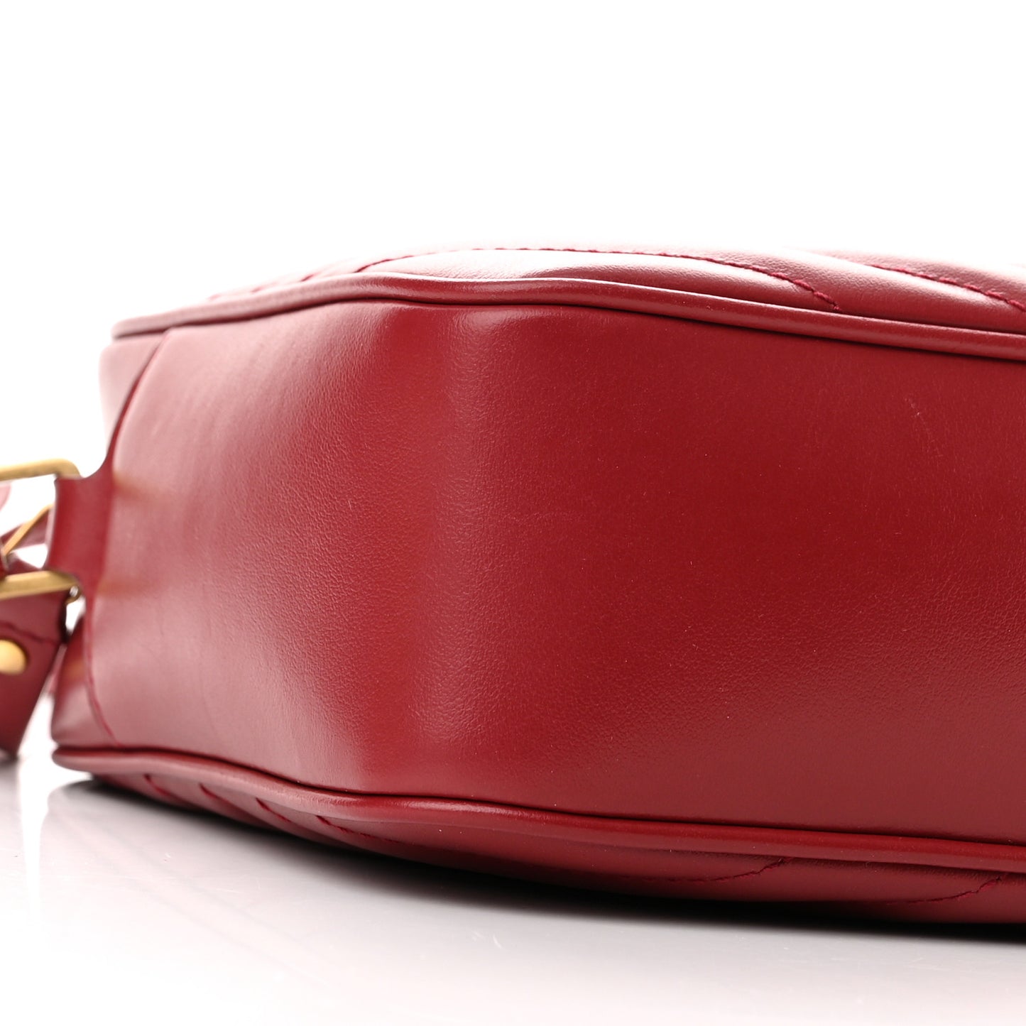 Calfskin Matelasse Monogram Lou Camera Bag Red