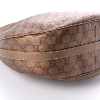 Gucci Guccissima Medium GG Twins Hobo Bronze 8 of 9