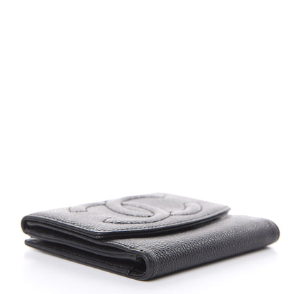 Chanel Caviar Timeless CC Compact Wallet Black 4 of 15