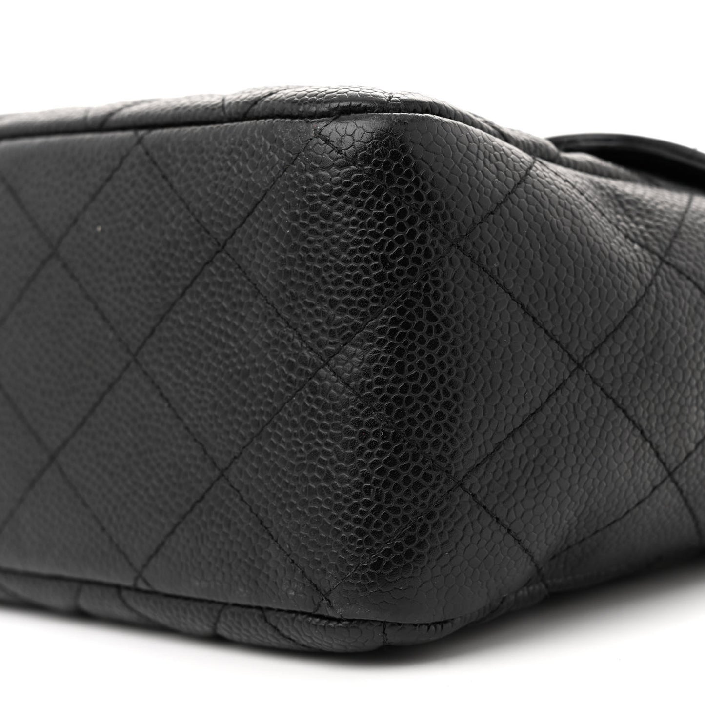 Caviar Quilted Jumbo Single Flap Black