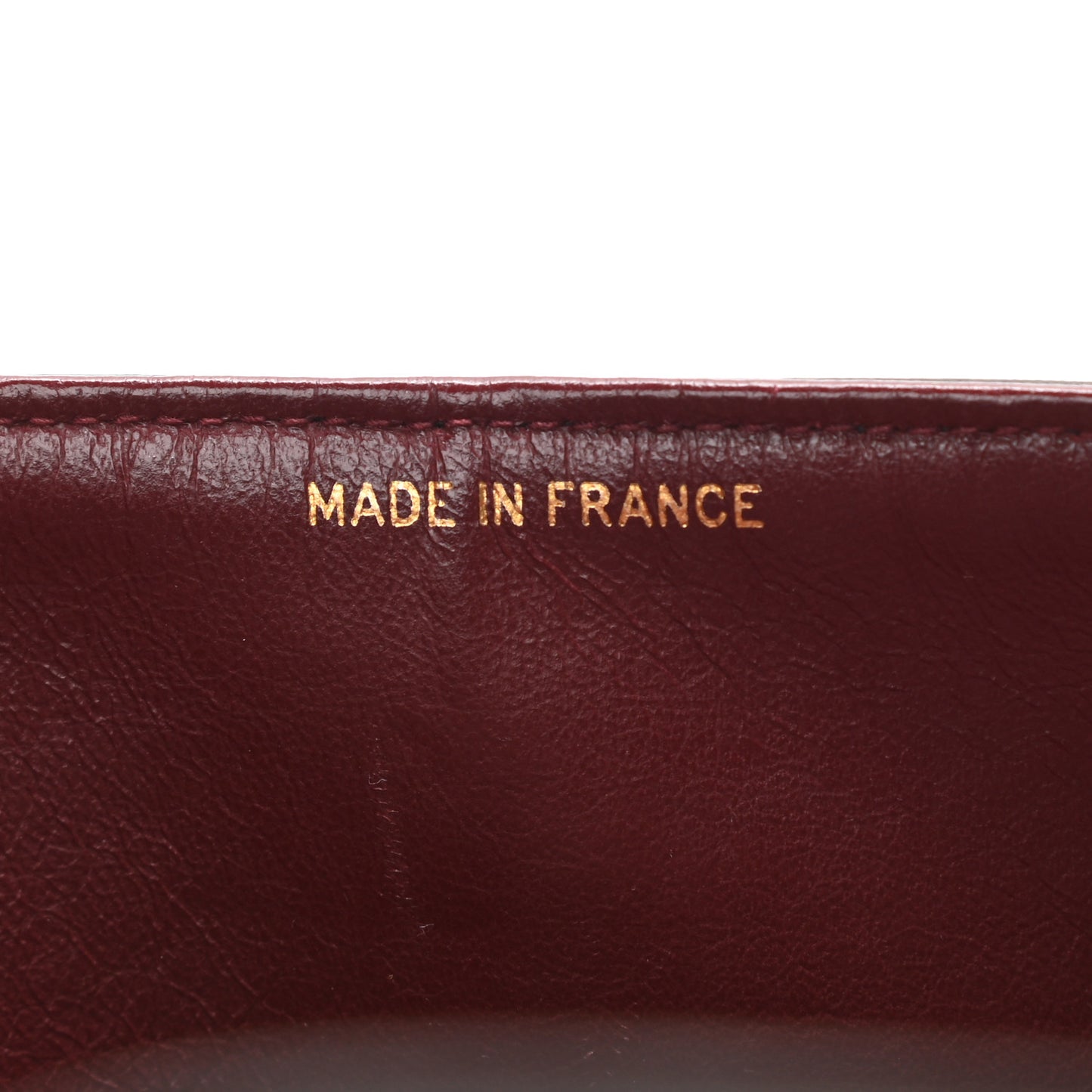 Lambskin Quilted Medium Double Flap Dark Brown