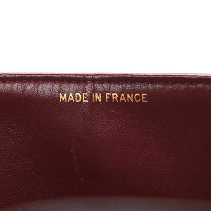 Chanel Lambskin Quilted Medium Double Flap Dark Brown 7 of 14