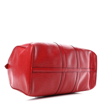 Louis Vuitton Epi Keepall 45 Castillan Red 3 of 5