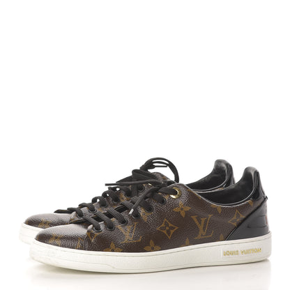 Louis Vuitton Patent Monogram Frontrow Sneakers 39 3 of 9