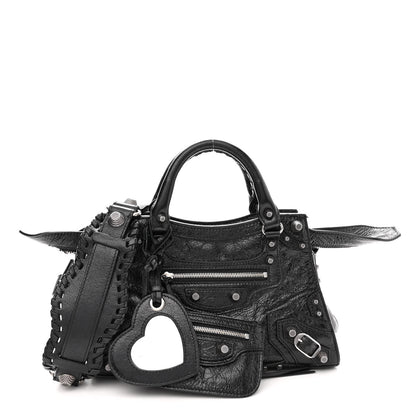 Balenciaga Agneau Arena Neo Cagole Handbag XS Black 1 of 8