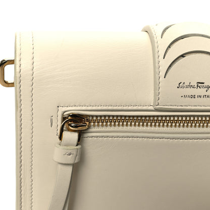 Salvatore Ferragamo Calfskin Vittoria Bag White 12 of 12
