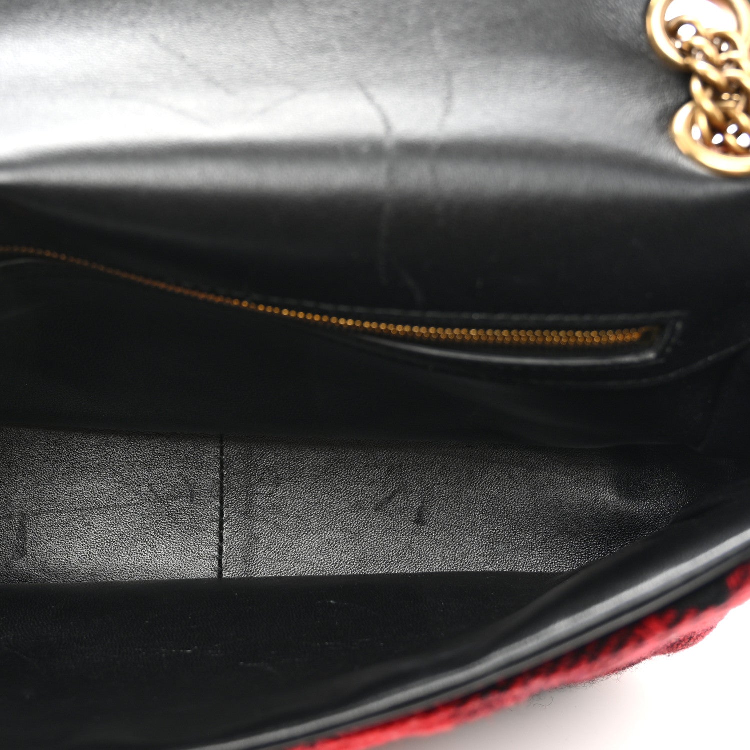 Balenciaga Wool Plaid Diagonal Allover Logo Matelasse M BB Round Shoulder Bag Red Black 5 of 11