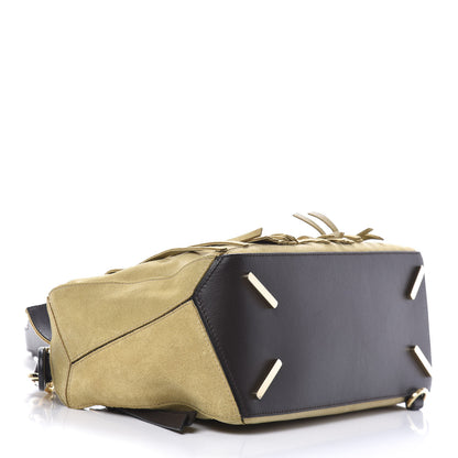 Loewe Suede Fringe Puzzle Bag Gold 5 of 12
