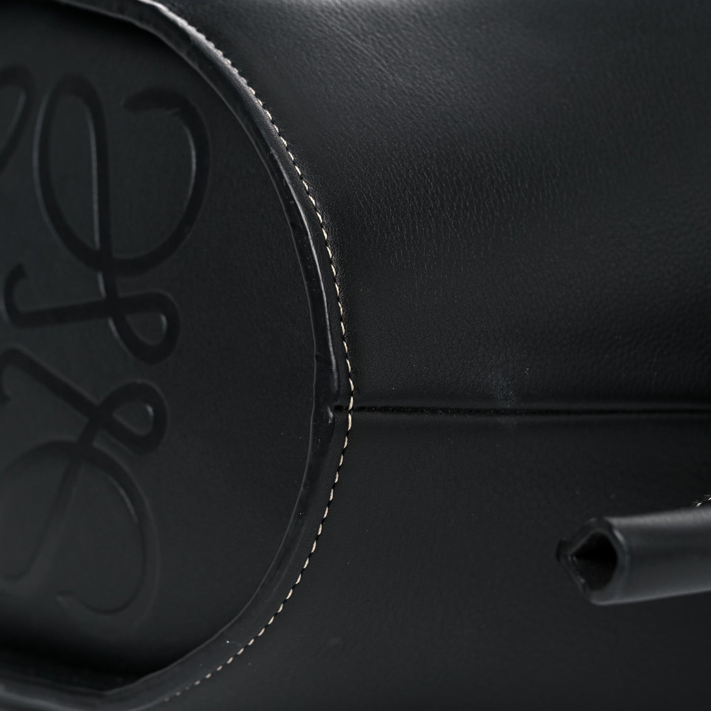 Calfskin Large Elephant Crossbody Bag Black