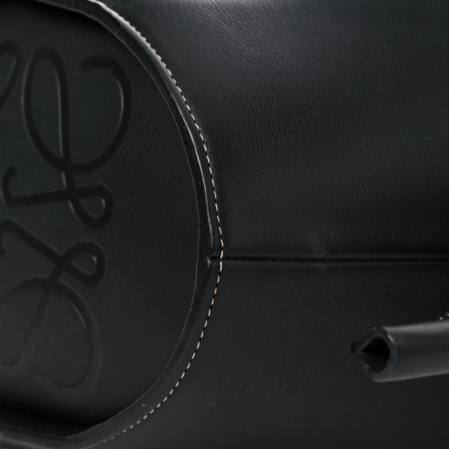 Loewe Calfskin Large Elephant Crossbody Bag Black 9 of 12