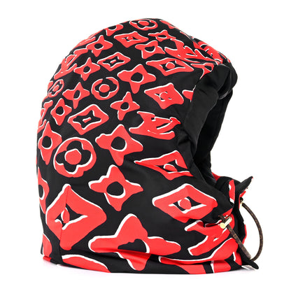 Louis Vuitton X UF Monogram Dreamy Cap Hoodie Black Red 4 of 7