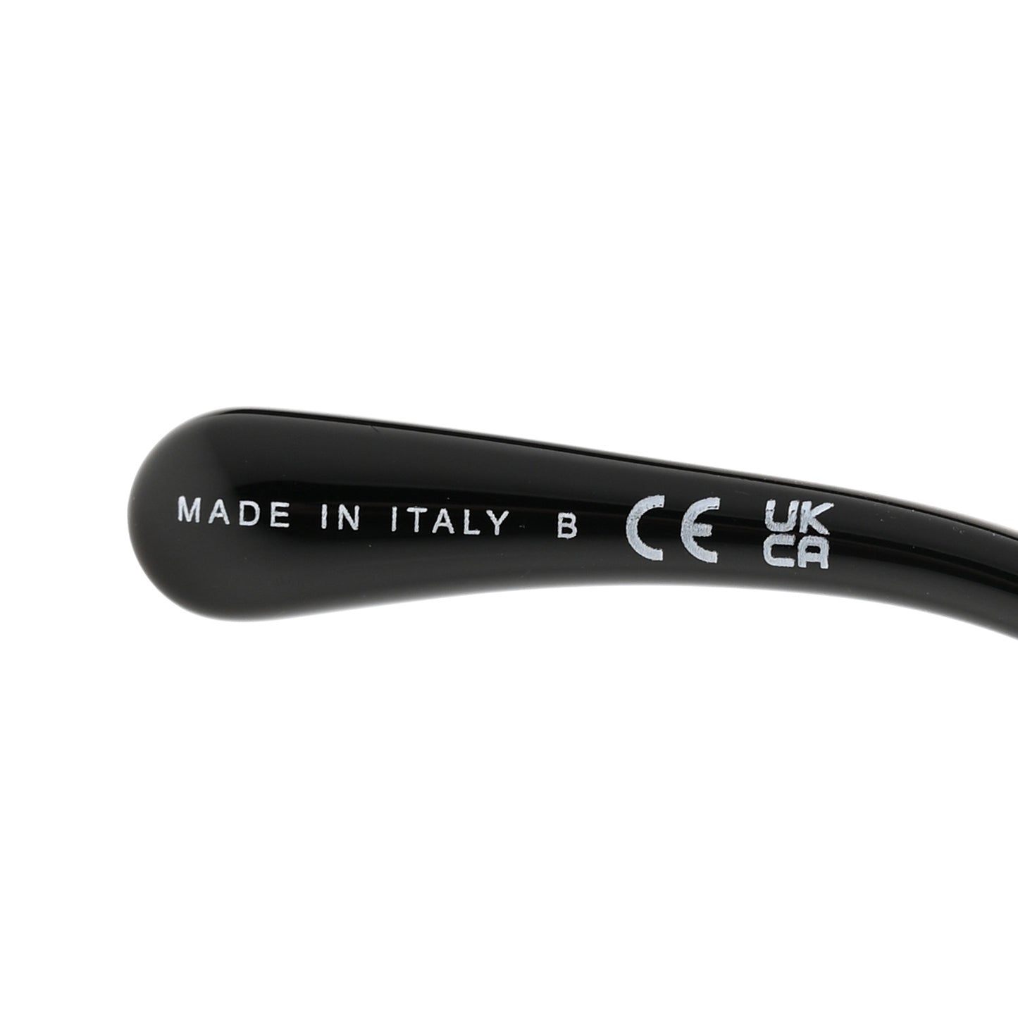 Acetate Strass Square Sunglasses 5422-B-A Black White