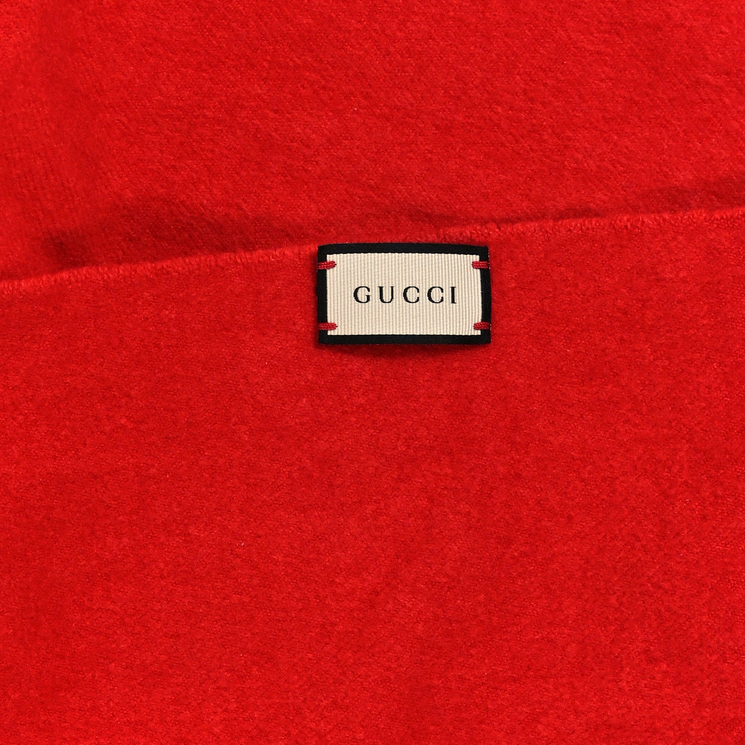 Gucci Silk Cashmere Sequins Woven Guccy Scarf Flame 3 of 4