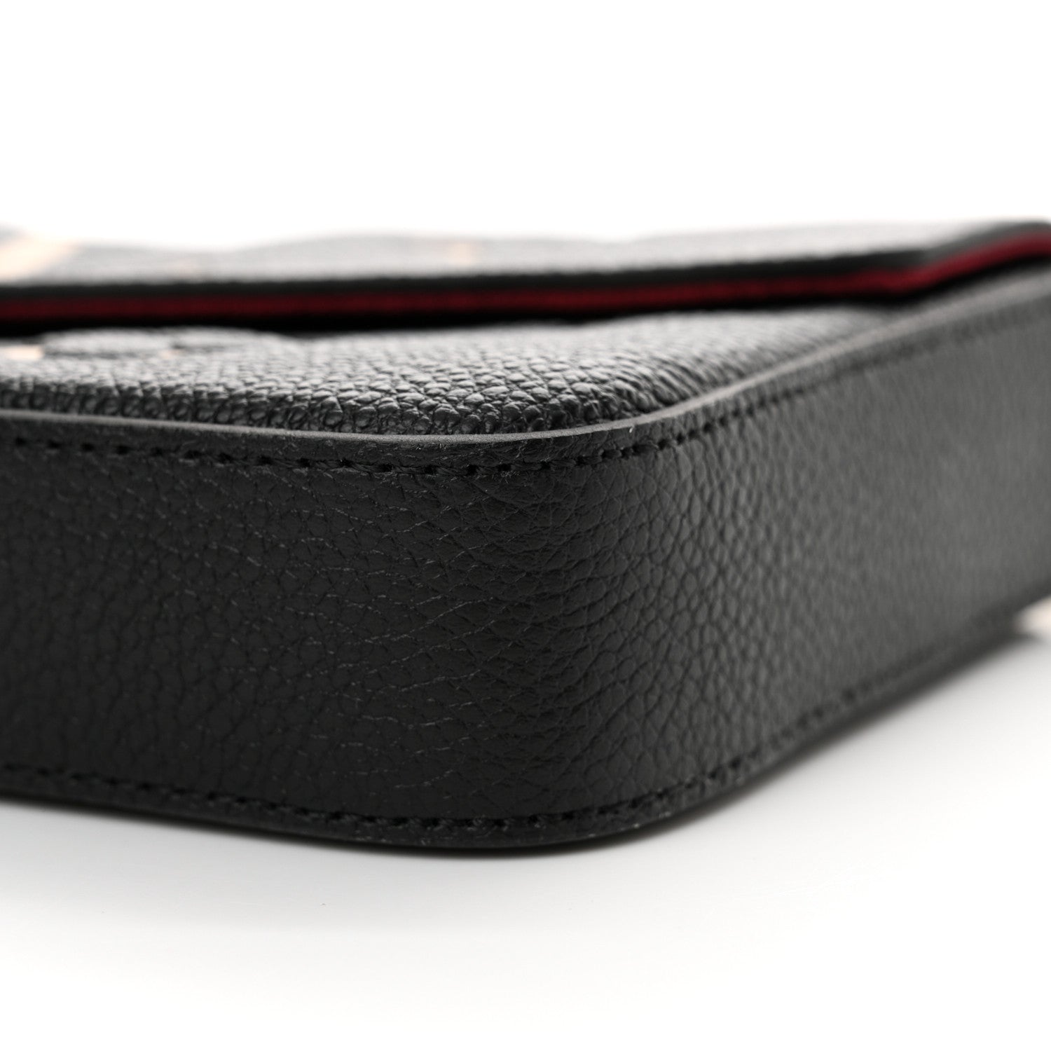 Louis Vuitton Empreinte Monogram Giant Felicie Pochette Black Beige 9 of 10