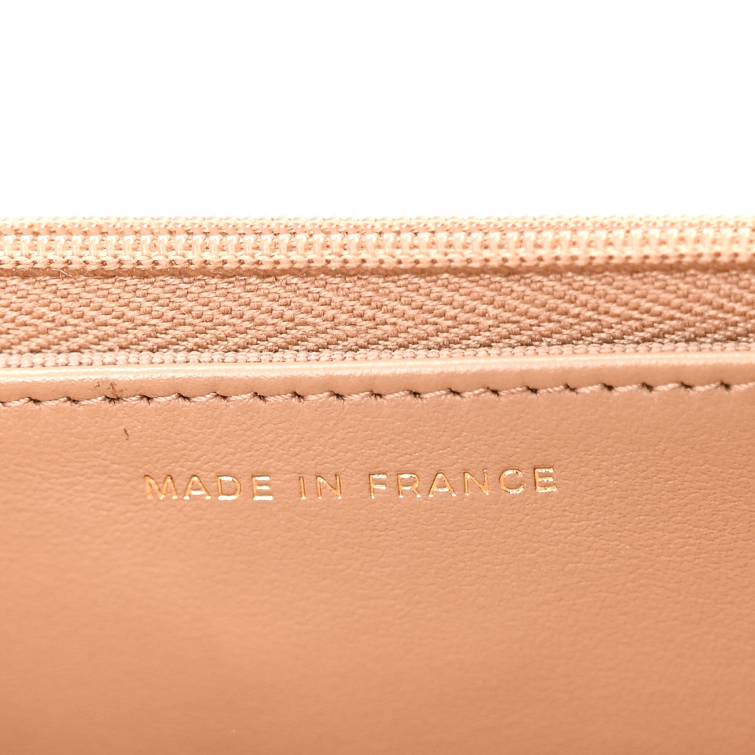 Chanel Caviar Quilted Wallet on Chain WOC Dark Beige 7 of 12