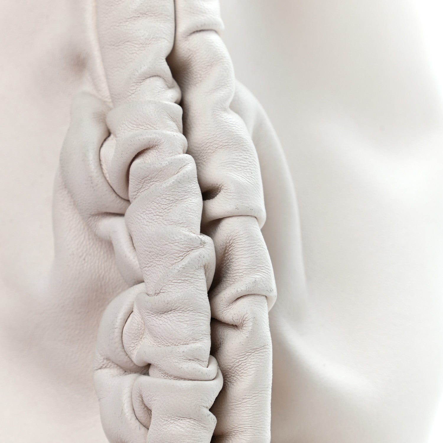 Mansur Gavriel Lambskin Cloud Clutch White 11 of 12