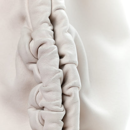 Mansur Gavriel Lambskin Cloud Clutch White 11 of 12