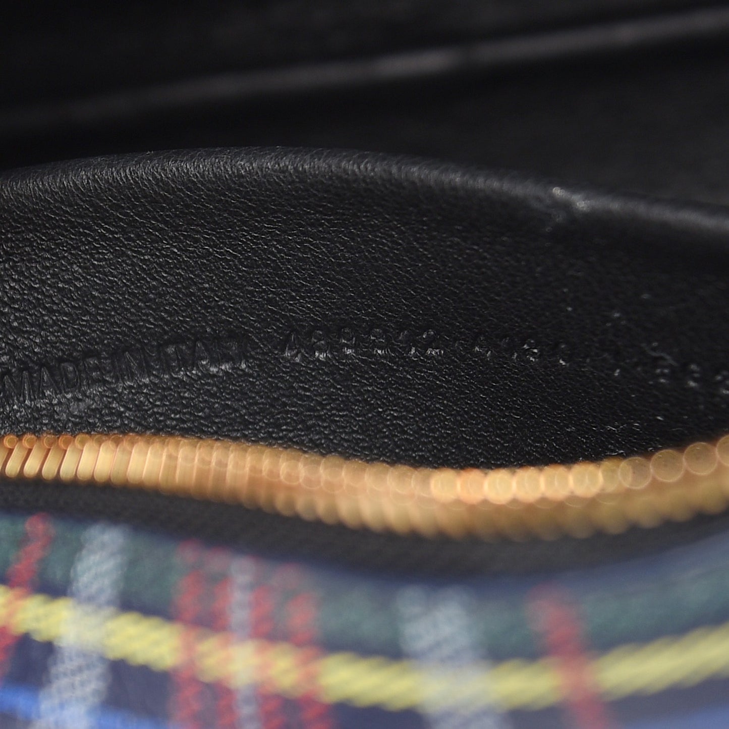 Calfskin Plaid Everyday S Camera Bag Multicolor