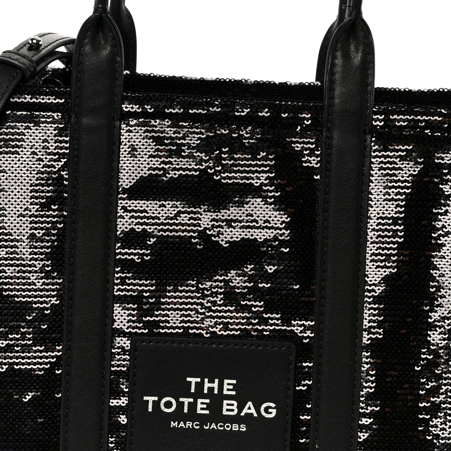 Sequin Small The Tote Bag Black