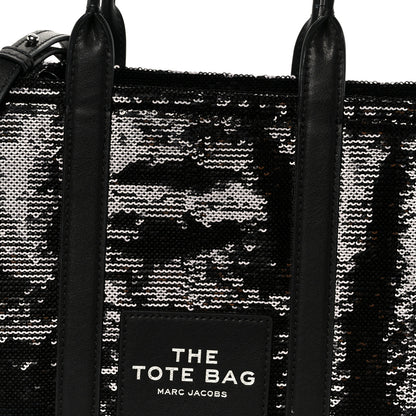Marc Jacobs Sequin Small The Tote Bag Black 9 of 11