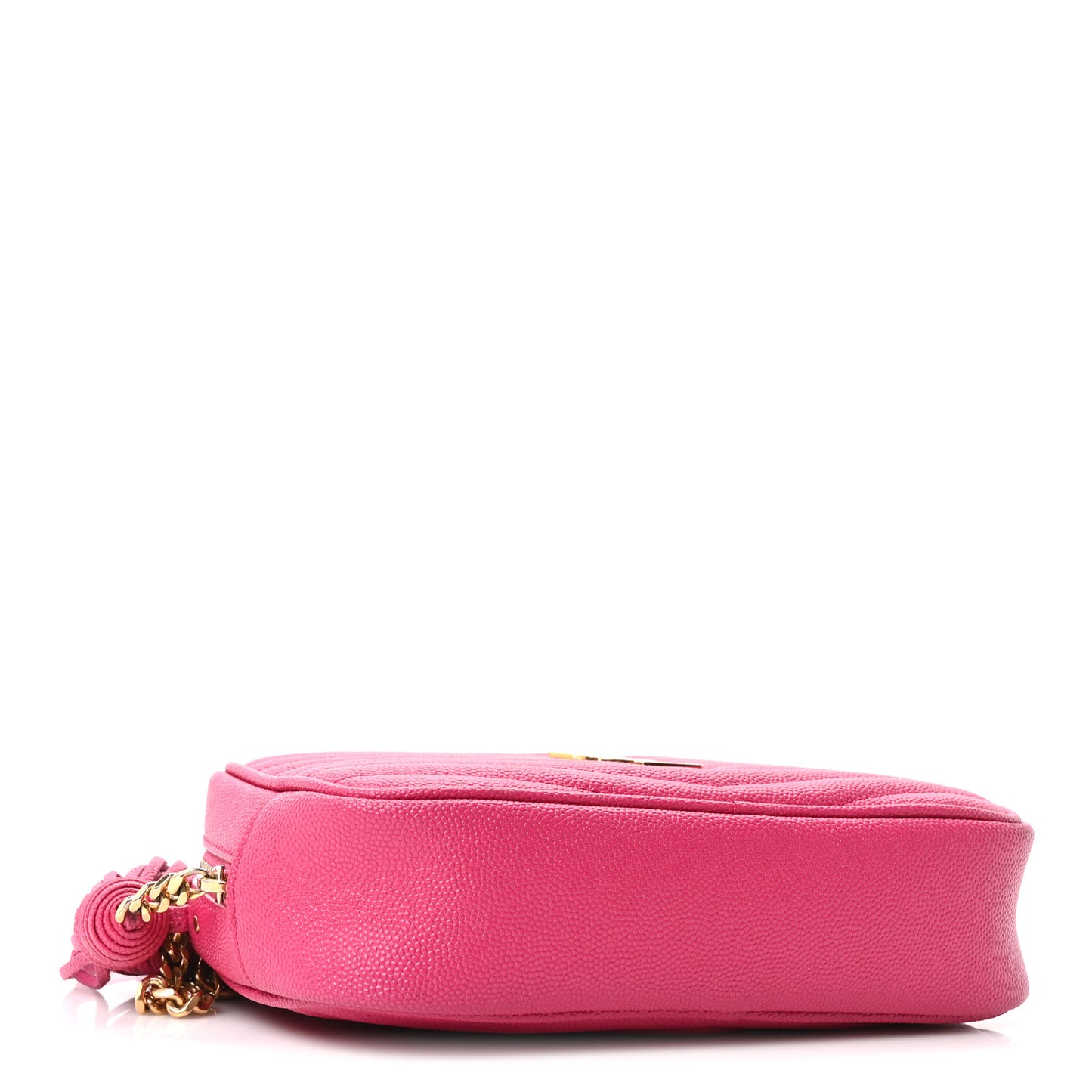 Grain De Poudre Matelasse Monogram Mini Lou Camera Bag Fuchsia