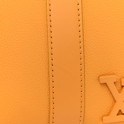 Louis Vuitton Grained Calfskin Aerogram City Keepall Safran Yellow 12 of 12